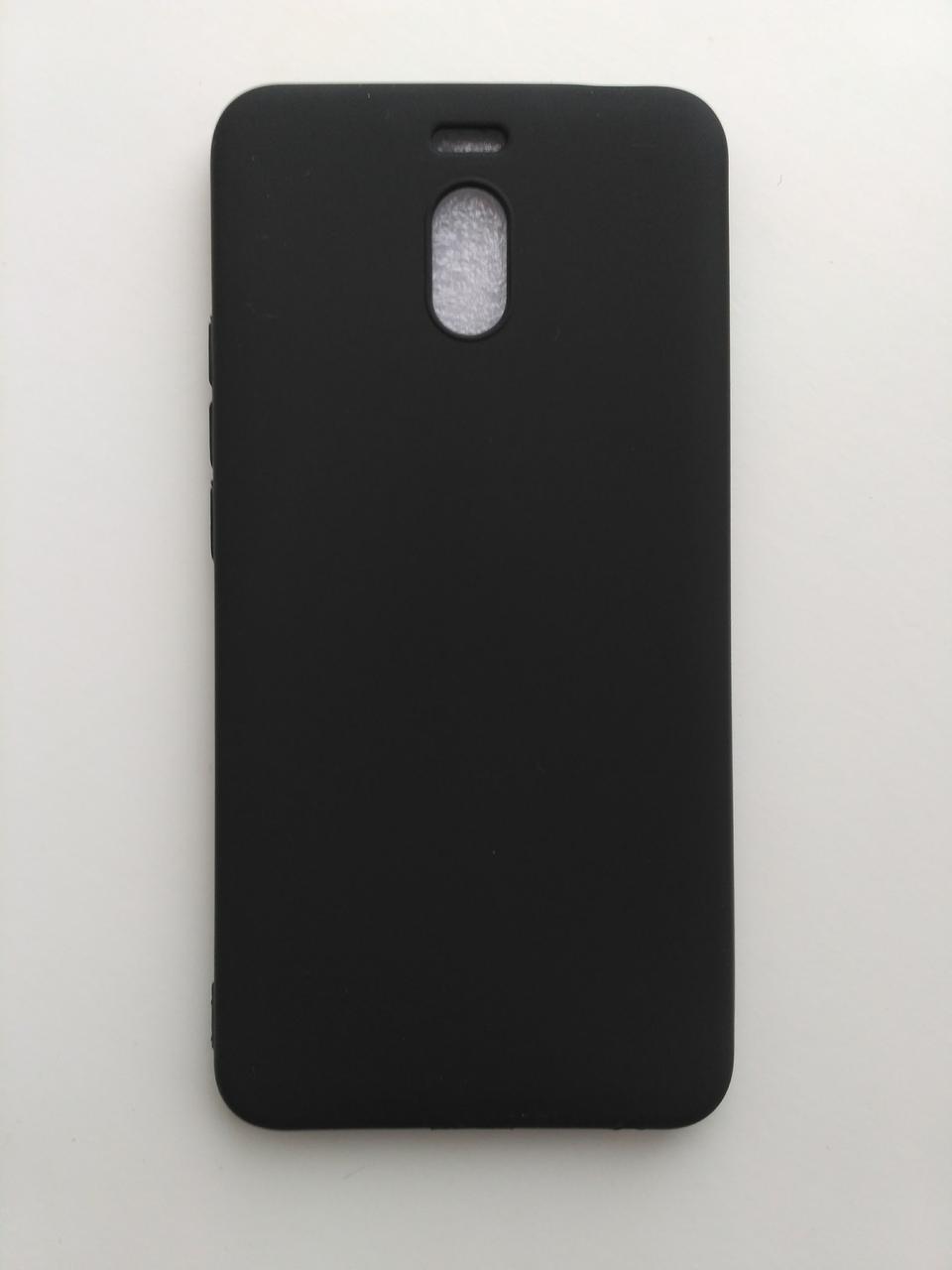 Силіконовий чохол для Meizu M6 Note чорний матовий Чорний 1523P