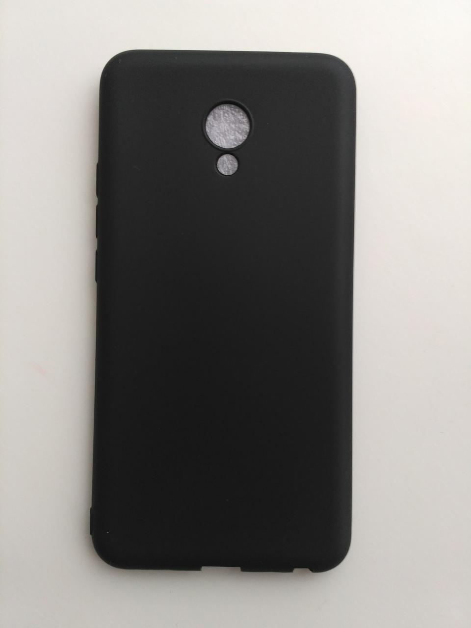 Силіконовий чохол для Meizu Mx6 чорний матовий Чорний