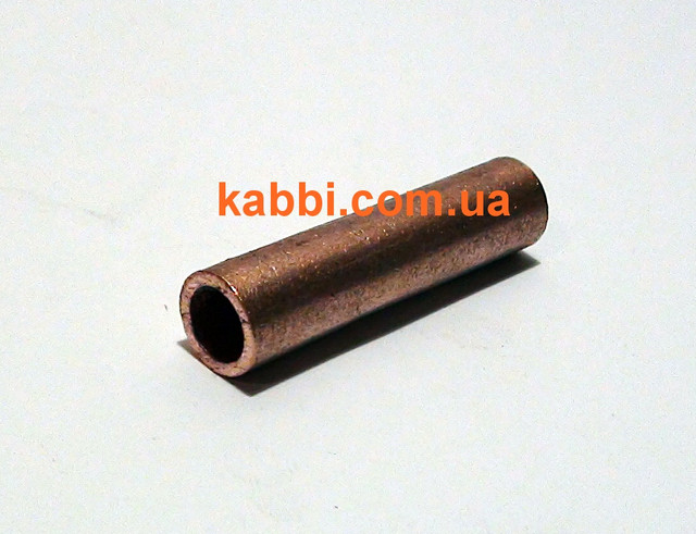 гільза мідна гм-16-6-мм для кабелю сполучна kabbi.com.ua