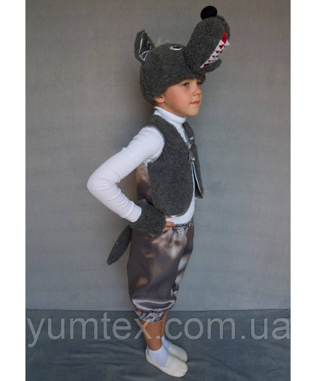Карнавальный костюм Волк 98-122 см - фото 1 - id-p615407257