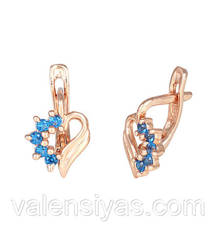 Срібні сережки С3ФЛТ/014, фото 1