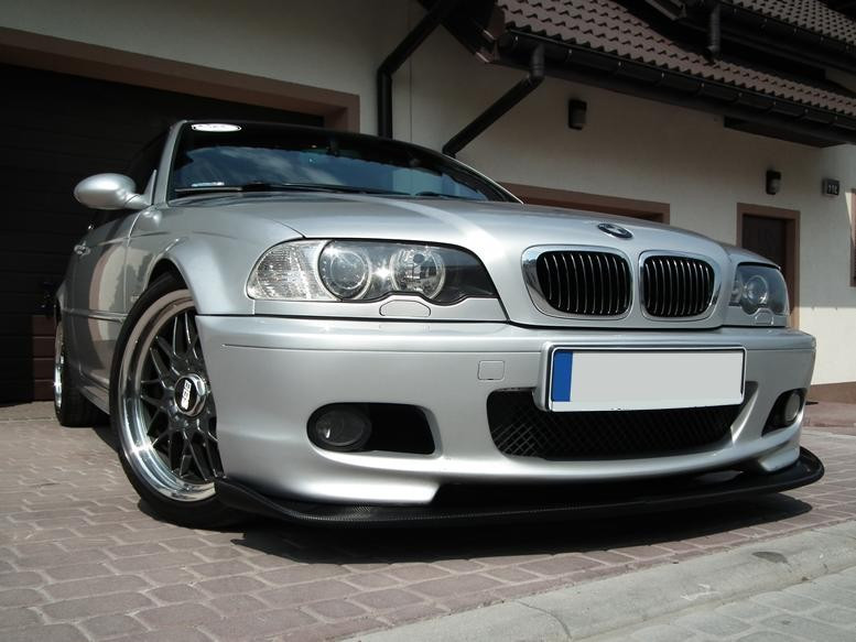 НАКЛАДКА ПЕРЕДНЯ BMW E46 К БАМПЕРУ М-PAKIET