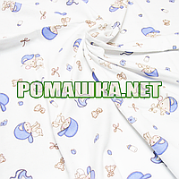 Дитяча фланелева пелюшка 90*75 см (фланель, байкова, байка) тепла для сповивання 4212 Фіолетовий