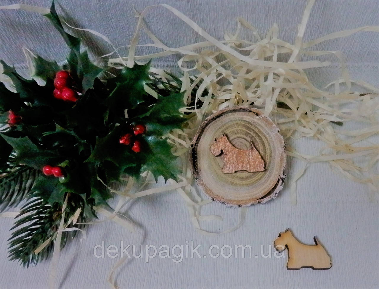 Символ 2018года Міні-шильда Собачка -15, 3см, фото 1