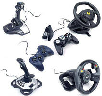 Геймпади, джойстики, керма