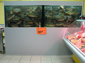Торгові акваріуми для ресторанів і магазинів