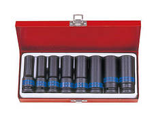 Набір головок KING TONY 4410MP01 1/2" ударних довгих (8 предметів)