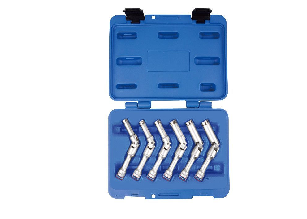 Набір головок з карданом довгих KING TONY 3716MR 3/8" L-160 мм (6 предметів)