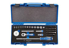 Набір інструменту KING TONY 2553MRV 1/4", 6-ти гр. (53 предмета)