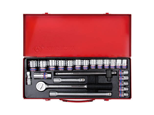 Набір інструменту KING TONY 4511MR 1/2" 6-ти гр. (24 предмета), фото 1