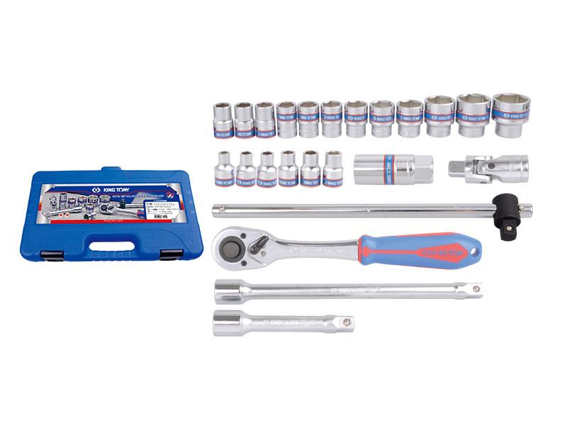 Набір інструменту KING TONY ST4528MR 1/2" 6-ти гр. (24 предмети)