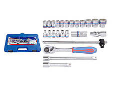 Набір інструменту KING TONY ST4528MR 1/2" 6-ти гр. (24 предмети)