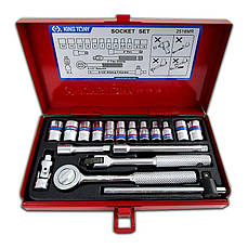 Набір інструменту KING TONY 2518MR 1/4" (18 предметів)