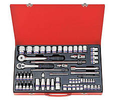 Набір інструменту KING TONY 9563MR02 1/2", 3/8", 1/4" (62 предмета)