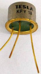 KFY18 TESLA транзистор PNP (50мГц 60В) Ni (ТО5)