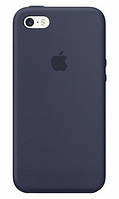 Чохол для iPhone 5S/SE Silicone Case бампер (Dark blue)