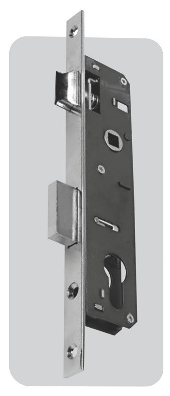 Корпус замка циліндрового вузький LB 85-16/25-01 із засувкою