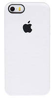 Чехол для iPhone 5S/SE Silicone Case бампер (White)
