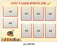 Стенд "Атестація педагогічних працівників"