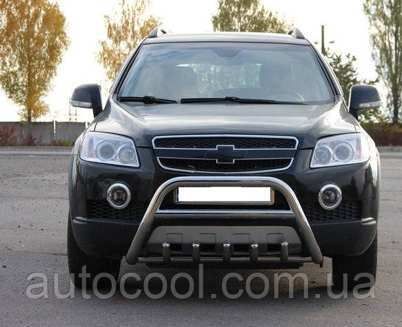 Кенгурник, захист переднього бампера Chevrolet Captiva 2006+ г. Шевролет Каптіва