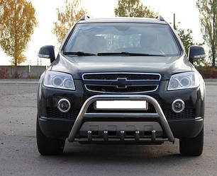 Кенгурник, захист переднього бампера Chevrolet Captiva 2006+ г. Шевролет Каптіва
