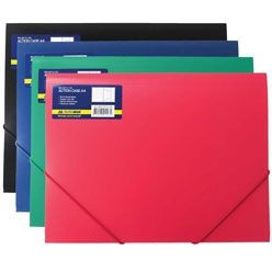 Папка А4 на гумках червоний