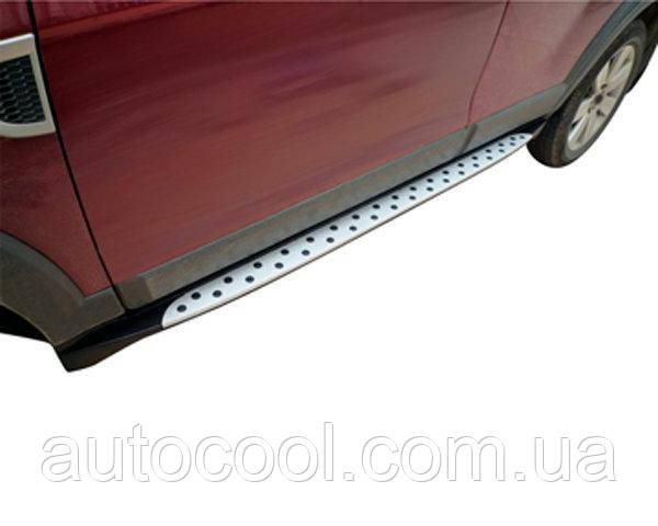Бічні пороги майданчик Chevrolet Captiva 2006+ г.в. Шевролет Каптіва