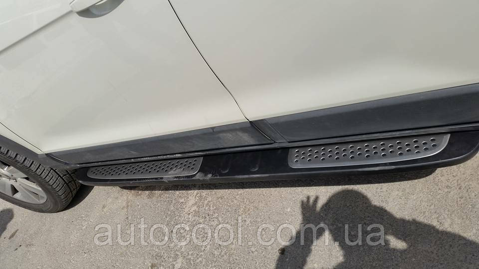 Бічні пороги майданчик Chevrolet Captiva 2006+ г.в. Шевролет Каптіва