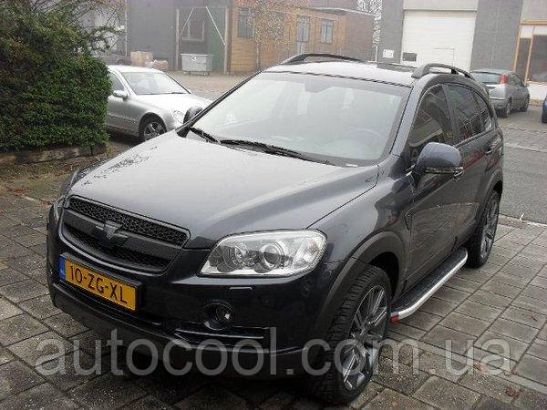 Бічні пороги майданчик Chevrolet Captiva 2006+ г.в. Шевролет Каптіва