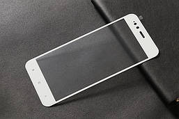 Скло на xiaomi mi A1/mi 5x біле повне покриття