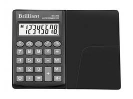 Калькулятор кишеньковий Brilliant 8 розрядів. 1-пітан. BS-200