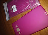 Чохол накладка Samsung A500 A5 2015 рожева панель бампер, фото 2