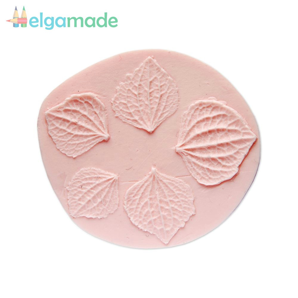 Молд пластиковий ПЕЛЮСТКИ ГОРТЕНЗІЇ реалістичні, 7.5х7 см, фото 1