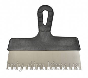 Шпатель з пластмас.ручкою 200мм,зуб 8х8мм FAVORIТ (05-444)