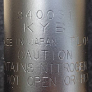 Амортизатор задній газомасляний KYB Honda Accord (08-) 340031, фото 4