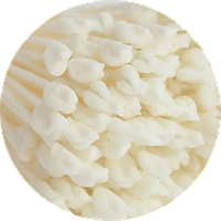 Сердцевидные мелкие тычинки Белые (молочные), размер S, Япония, код SH-1
