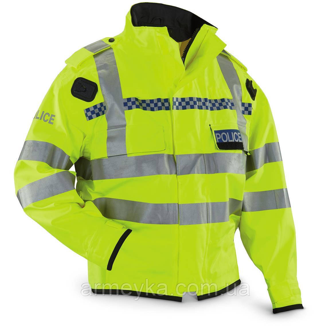Водонепроникна світлоовідражна куртка Police (скорочена). Великобританія, оригінал.