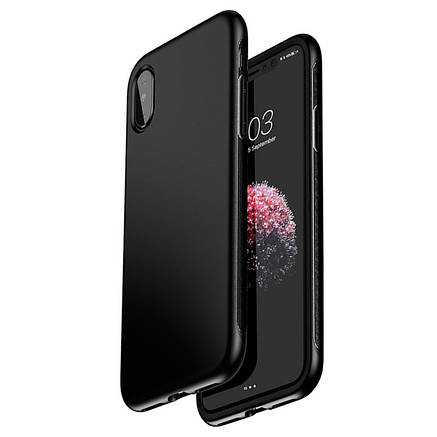 Силіконовий чохол iPhone X Baseus Bumper, фото 2