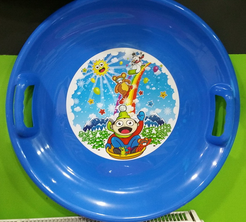 Льодянка  тарілка кругла 60 см колір - синій 70402