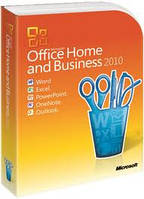 Microsoft Office Home and Business 2010 32/64Bit Russian DVD BOX (T5D-00412). Поврежденна упаковка!