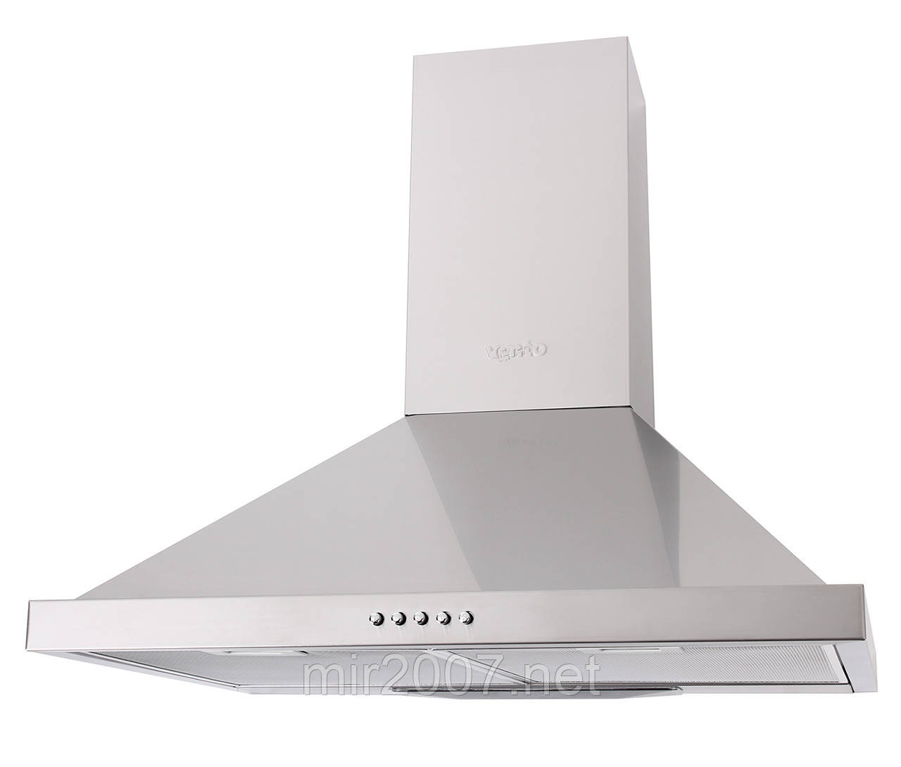 Витяжка побутова кухонна камінного типу 60 см неіржавка сталь Ventolux Lazio 60 Inox (750)