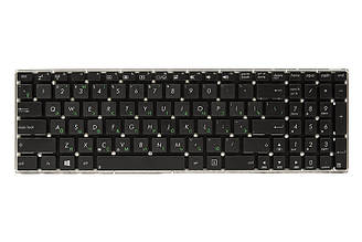 Клавіатура для ноутбука ASUS X501, X552, X550 чорний, без фрейму