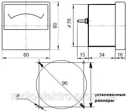 Амперметр Э8032-М1 0-300 А (ID#176649643), купить на Prom.ua