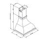 Кухонна витяжка Ventolux PRIMERA 90 CREMA, фото 2