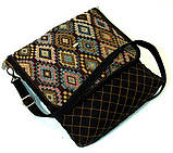 Жіноча джинсова сумочка Ромби, фото 5