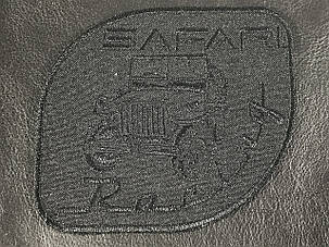 Нашивка safari racing колір чорний 110х98 мм, фото 1