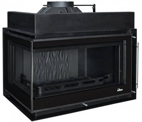 КАМІННА ТОПКА UNIFLAM 850 PRESTIGE LBS ЛЕВЕ КОМБІРОВАНЕ СТЕКЛО, фото 1
