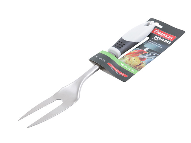 Виделка для м'яса "Miami" 33см з нержавіючої сталі Fissman, фото 1