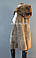 Парку хакі з хутром канадського єнота і отстежкой на жилет, фото 10