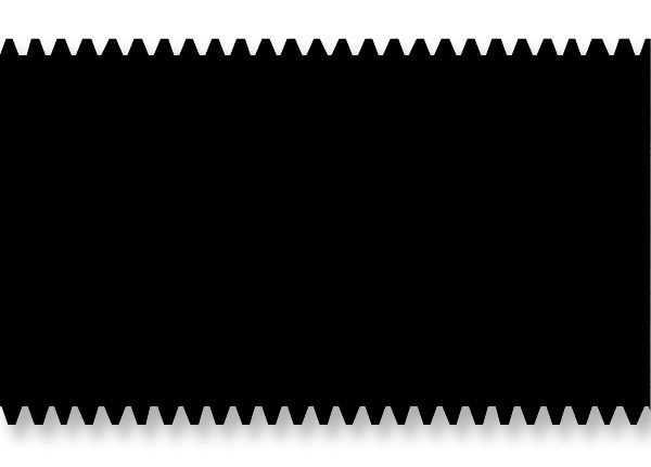 Металева зубчаста пластина 28 см. А3. Зубчаста пластина для нанесення клею. Гребінка